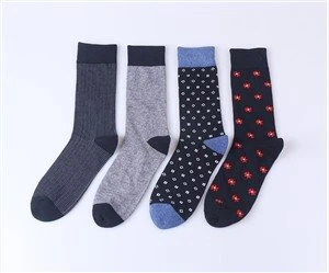 Mens Active Organic Cotton Dress Socks