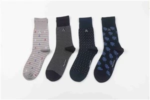 Men Mercerized Cotton Seamless Socks