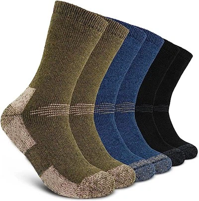 Merino Wool Hiking Cushioning Socks