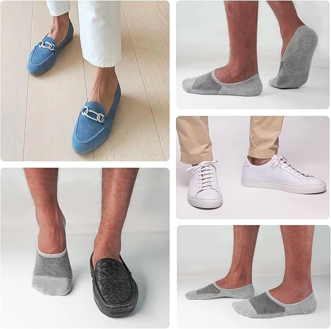 Pack Invisible Low Cut Socks Non Slip Short Socks high quality