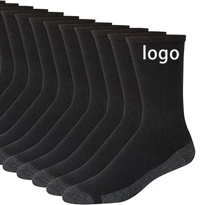 Men Solid Cotton Business Style Socks